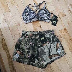 Darc Sport Camouflage Women Shorts - Multicolor